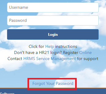 Forgot password